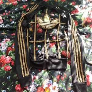 Adidas / Jeremy Scott gold chain track jacket
